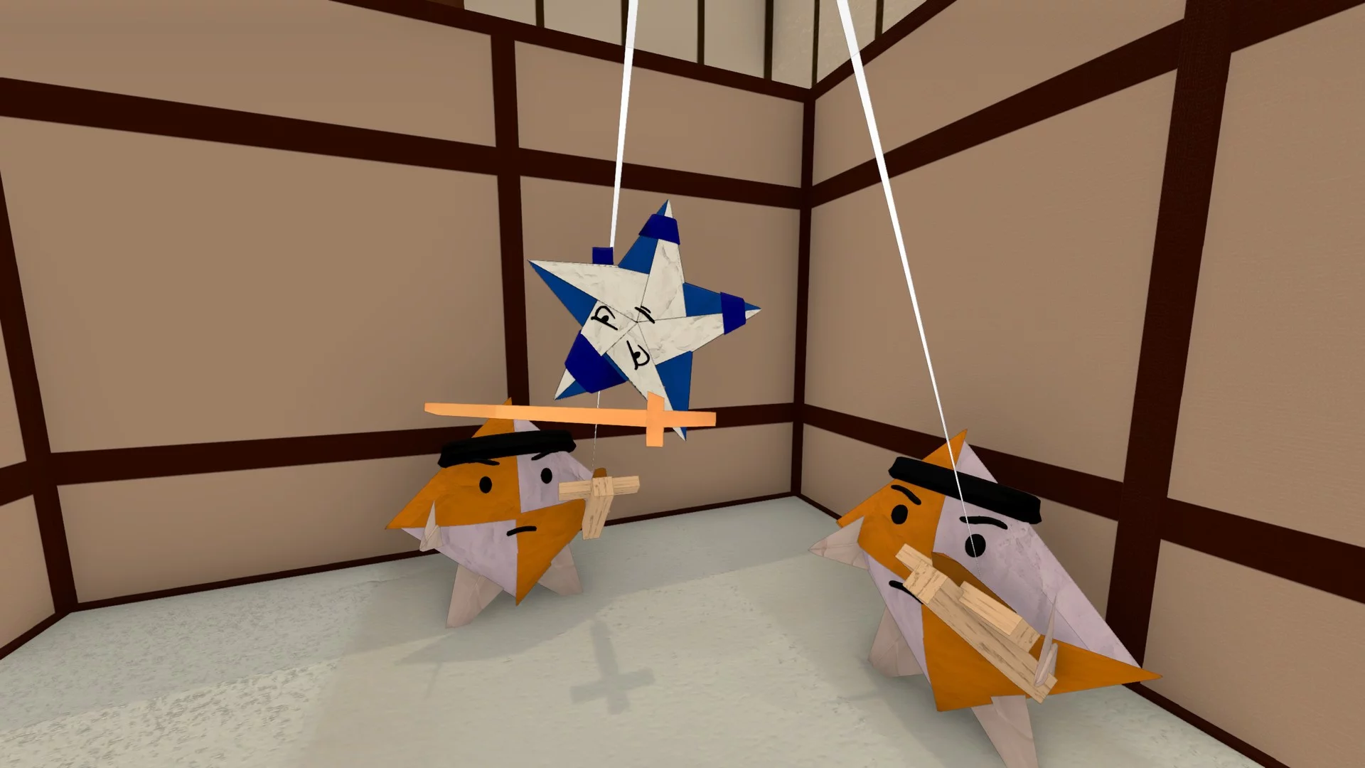 Изображение игры: Origami Ninja Star