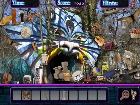 Изображение игры: Haunted Theme Park Hidden Object – Mystery Amusement Parks Pic Puzzle Objects Spot Differences