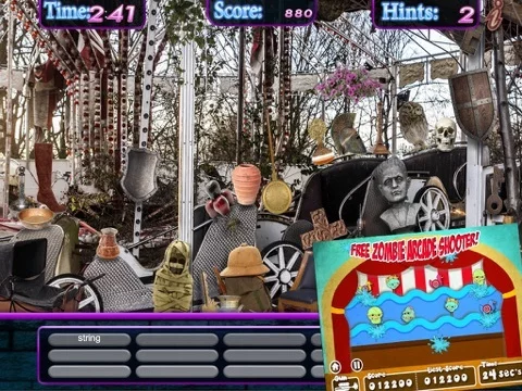 Изображение игры: Haunted Theme Park Hidden Object – Mystery Amusement Parks Pic Puzzle Objects Spot Differences