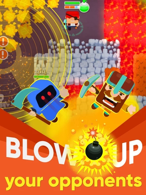 Изображение игры: Dig Bombers: Battle Royale
