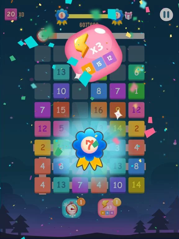 Изображение игры: Drag Number and Merge