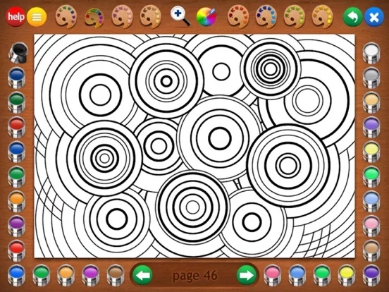 Изображение игры: Geometric Designs Coloring