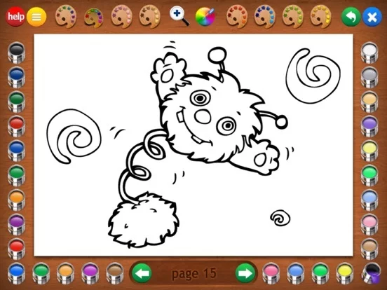 Изображение игры: Coloring Book 15: Cute Times
