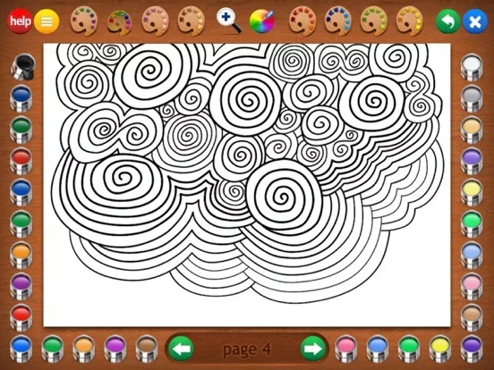 Изображение игры: Geometric Designs Coloring