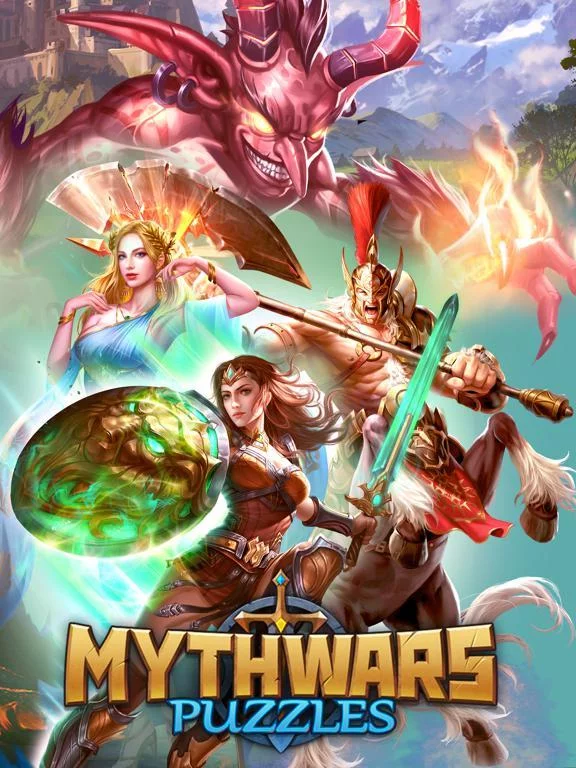 Изображение игры: MythWars & Puzzles：RPG Match 3