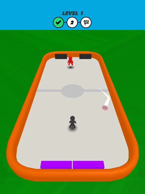 Изображение игры: Stickman Disc - Pong Master
