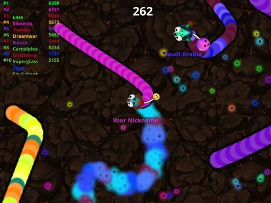 Изображение игры: Rampage Worms - Run Masters