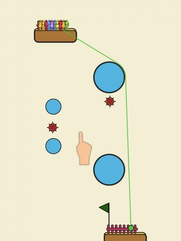 Изображение игры: Rope Rescue!