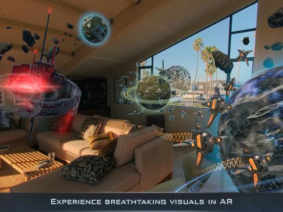 Изображение игры: Cosmic Frontline AR