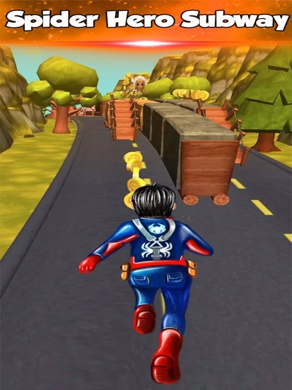 Изображение игры: Subway Spider Hero