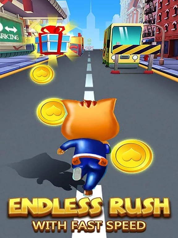 Изображение игры: Subway Cat Hero