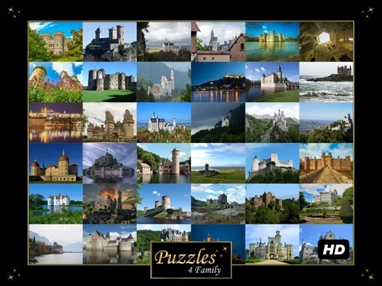 Изображение игры: Castles - Jigsaw and Sliding Puzzles