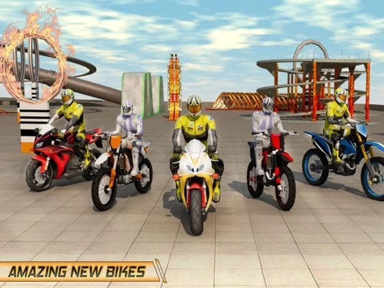 Изображение игры: Bike Racing Impossible Tracks