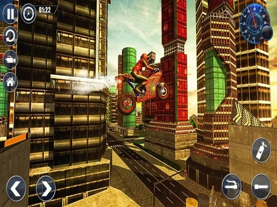 Изображение игры: Spider Hero Bike Stunts