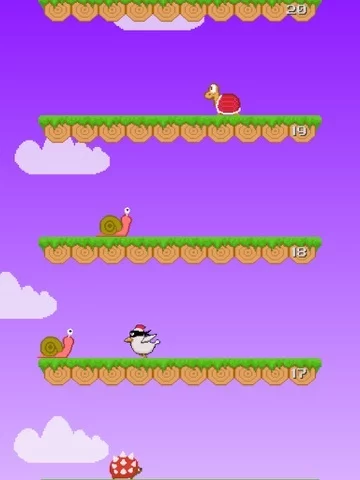 Изображение игры: Jump Ninja Chicken