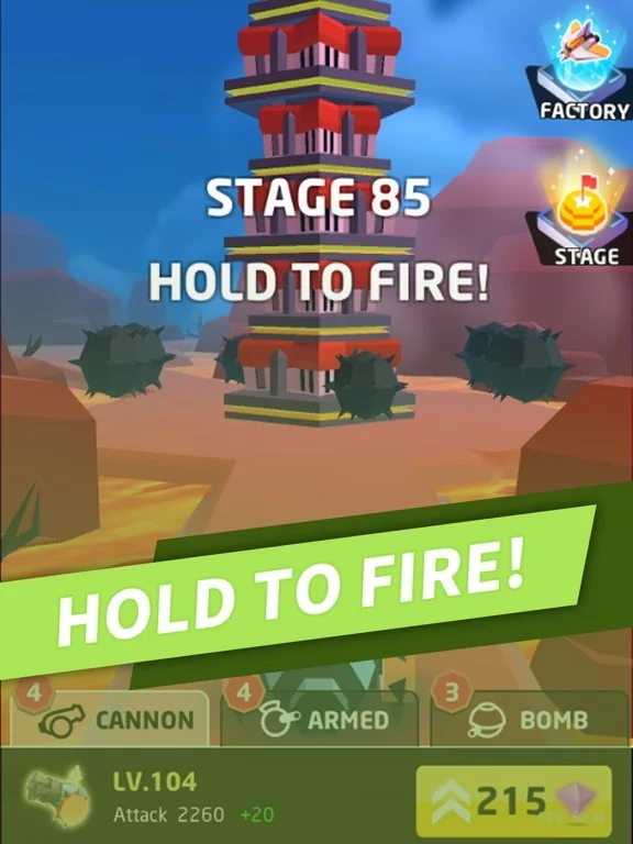 Изображение игры: Tower Destroyer!