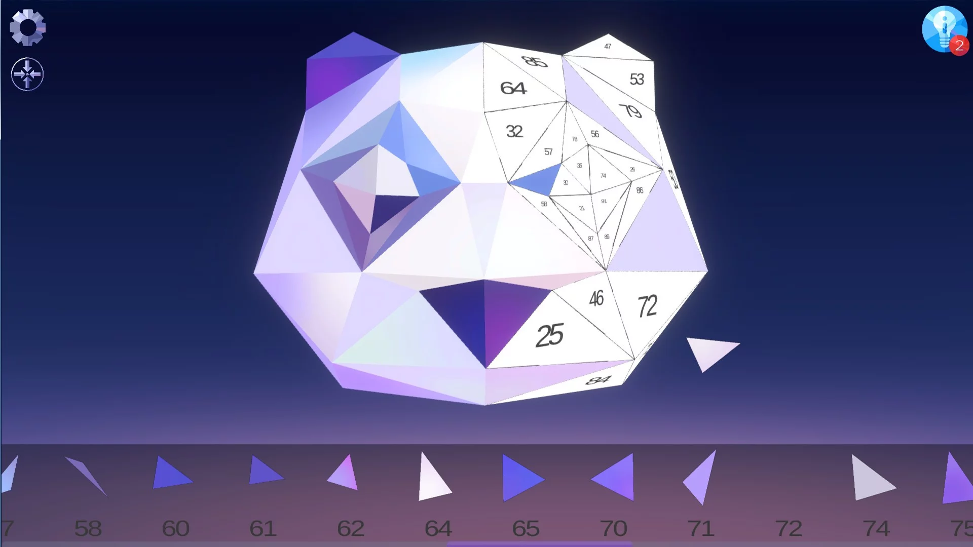 Изображение игры: LowPoly 3D Art Paint by Number