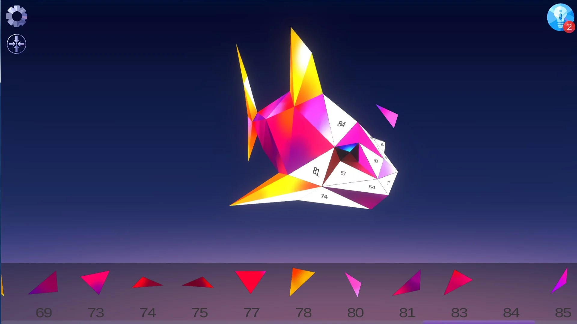 Изображение игры: LowPoly 3D Art Paint by Number