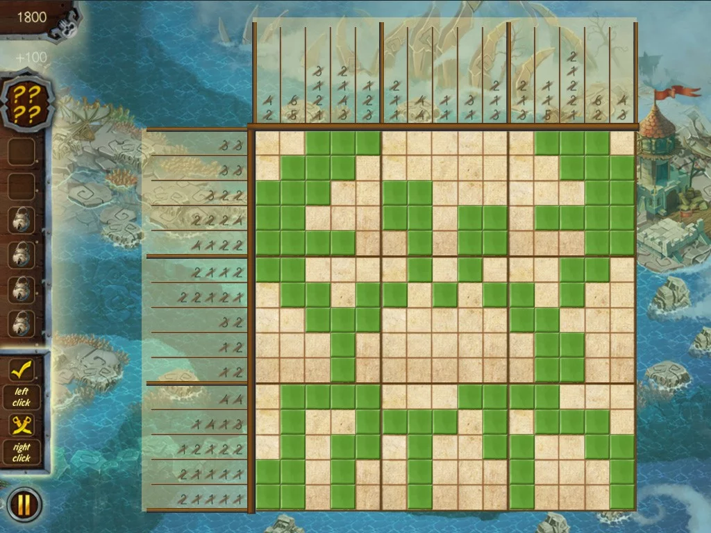 Изображение игры: Griddlers Legend Of The Pirates