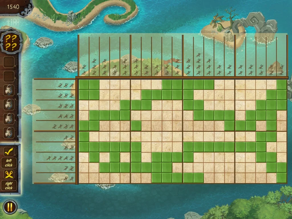 Изображение игры: Griddlers Legend Of The Pirates