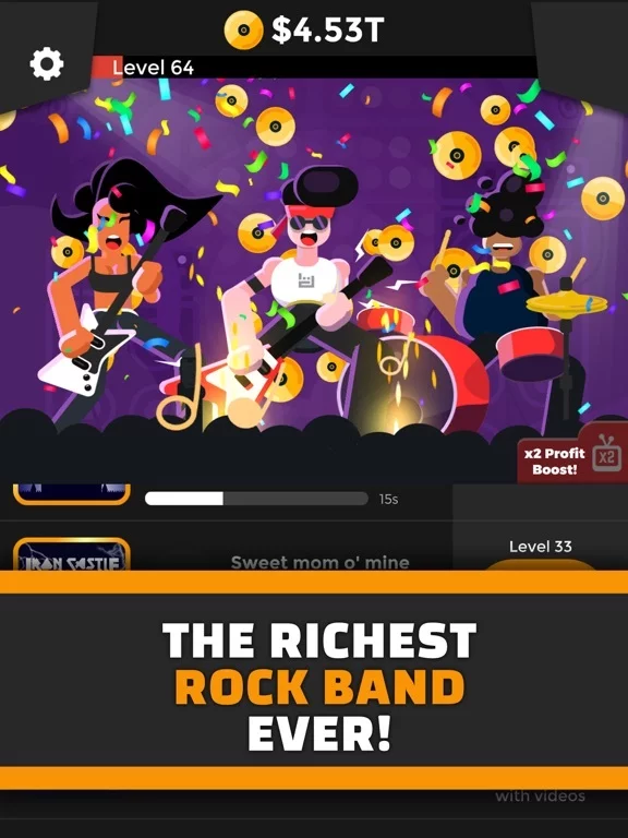 Изображение игры: Rock Band Idle