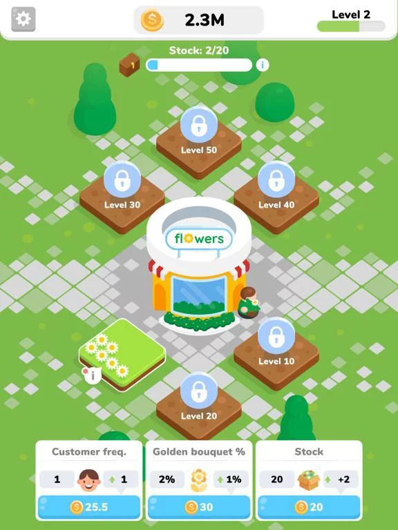 Изображение игры: Flower Shop Idle