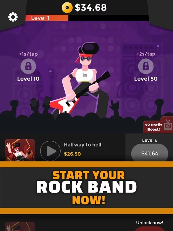 Изображение игры: Rock Band Idle