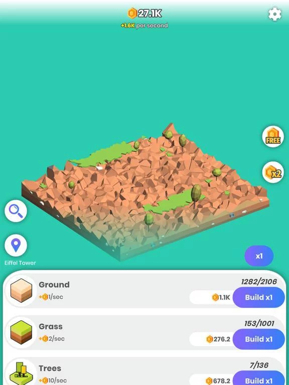 Изображение игры: Idle Landmarks