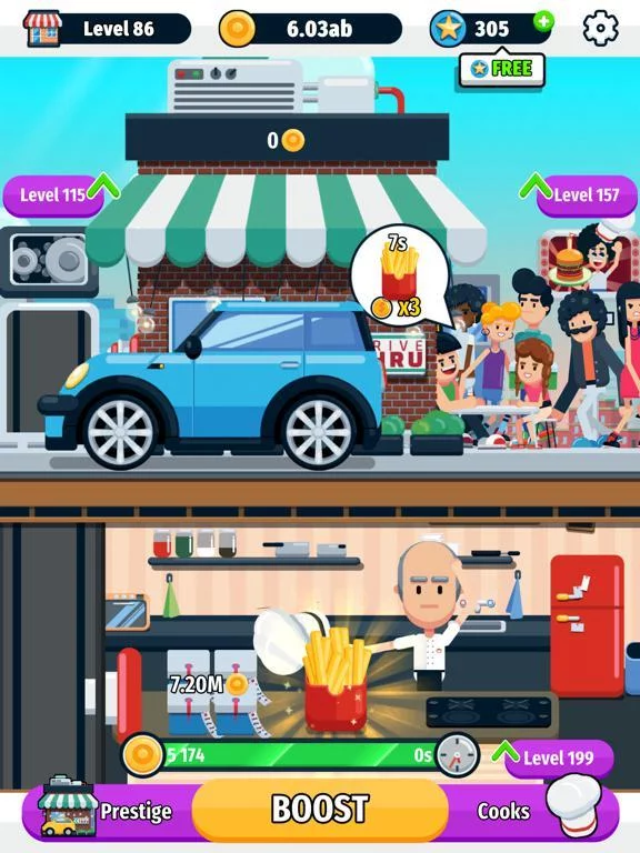 Изображение игры: Idle Food Empire