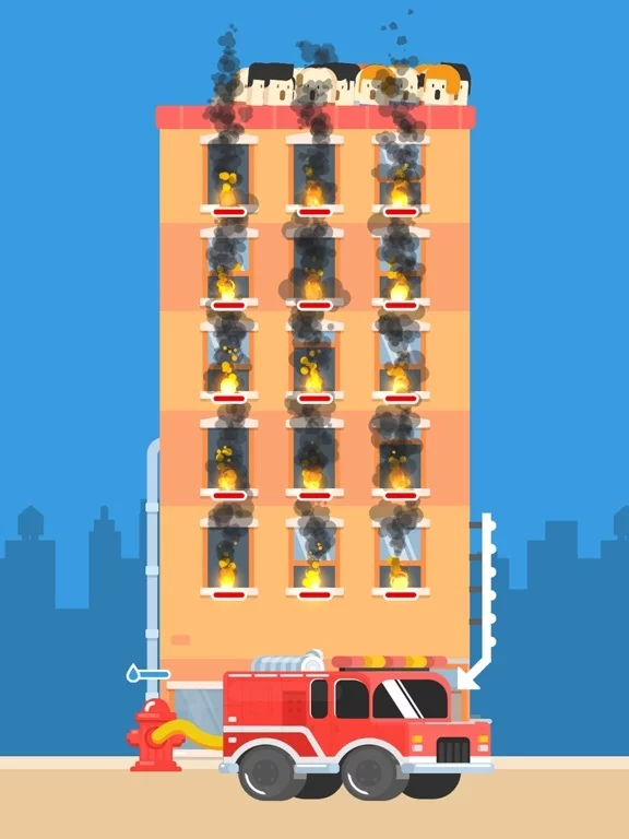 Изображение игры: Firetruck Tycoon