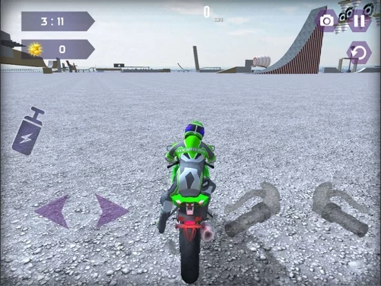 Изображение игры: Ben Trails Bike Racing