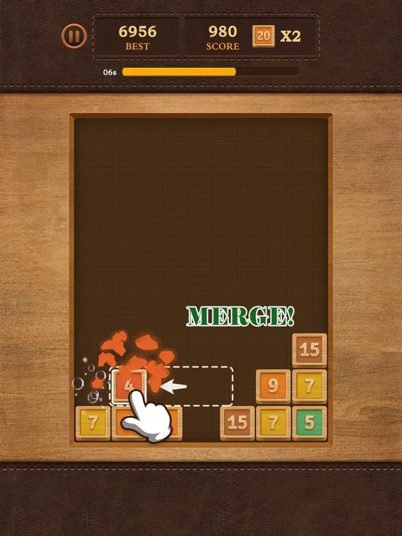 Изображение игры: Drag n Merge: Bubble