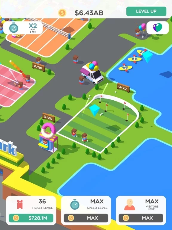 Изображение игры: Idle Sport Park Tycoon