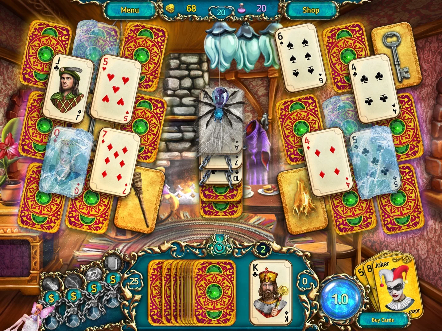 Изображение игры: Dreamland Solitaire: Dragon's Fury