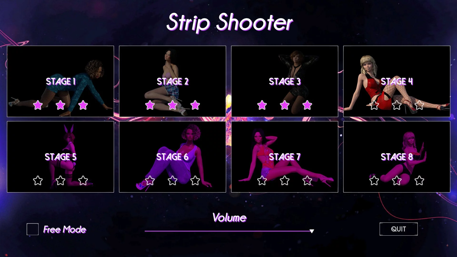 Изображение игры: Strip Shooter