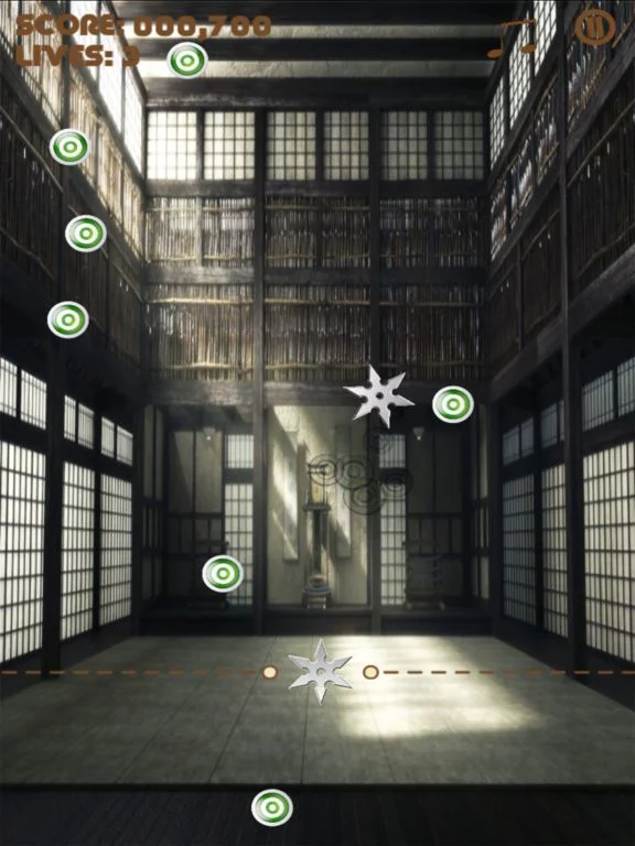 Изображение игры: Shuriken Dojo