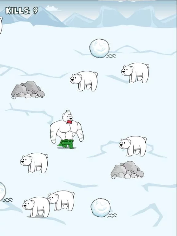 Изображение игры: Polar Bear Attack - Bizzare Wild Evolution & Mutation