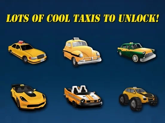 Изображение игры: Taxi Cab Crazy Race 3D - City Racer Driver Rush