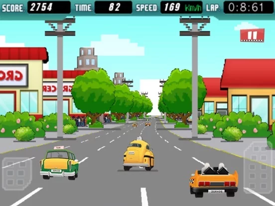 Изображение игры: Taxi Cab Crazy Race 3D - City Racer Driver Rush