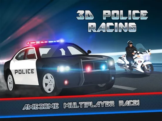 Изображение игры: Police Chase Racing - Fast Car Cops Race Simulator