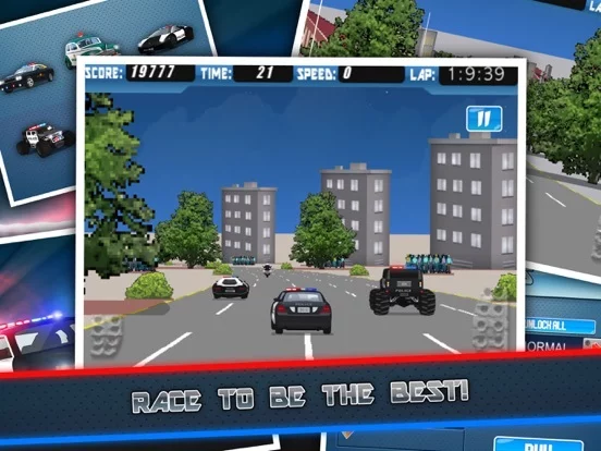 Изображение игры: Police Chase Racing - Fast Car Cops Race Simulator