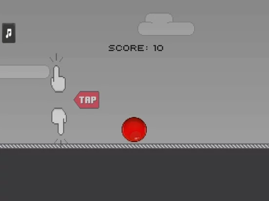 Изображение игры: Red Ball Run 2 - Gray World Up