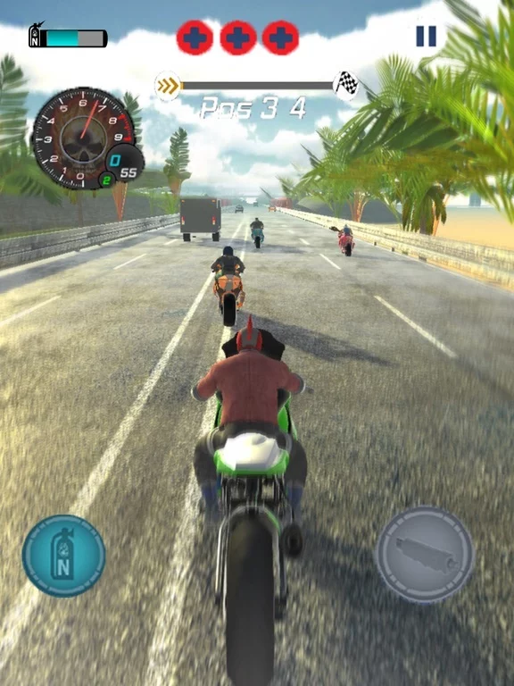Изображение игры: Moto Survival Racing 2019