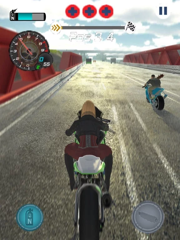 Изображение игры: Moto Survival Racing 2019