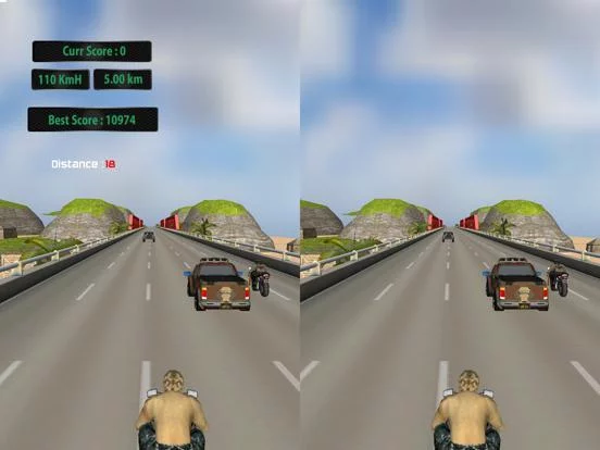 Изображение игры: VR US ARMY MOTO RACER