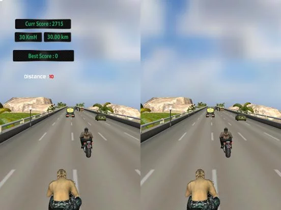 Изображение игры: VR US ARMY MOTO RACER
