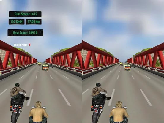 Изображение игры: VR US ARMY MOTO RACER