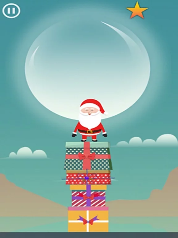 Изображение игры: Santa Block Stack Climb