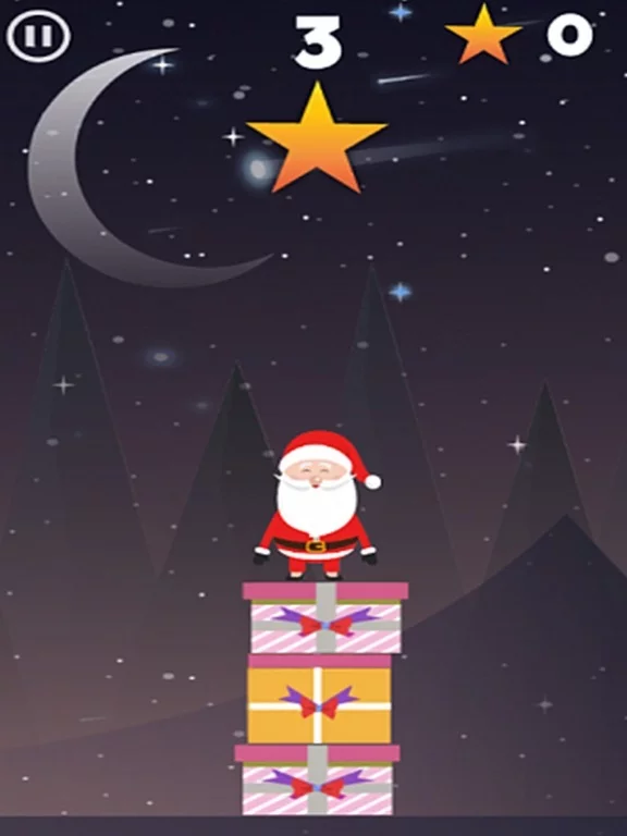 Изображение игры: Santa Block Stack Climb