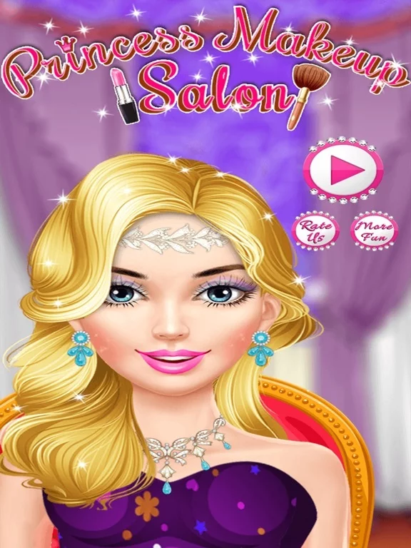 Изображение игры: Princess Makeup Salon Girl